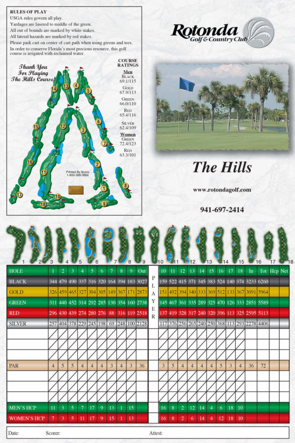 The Hills Golf Course Rotonda Golf and Country Club