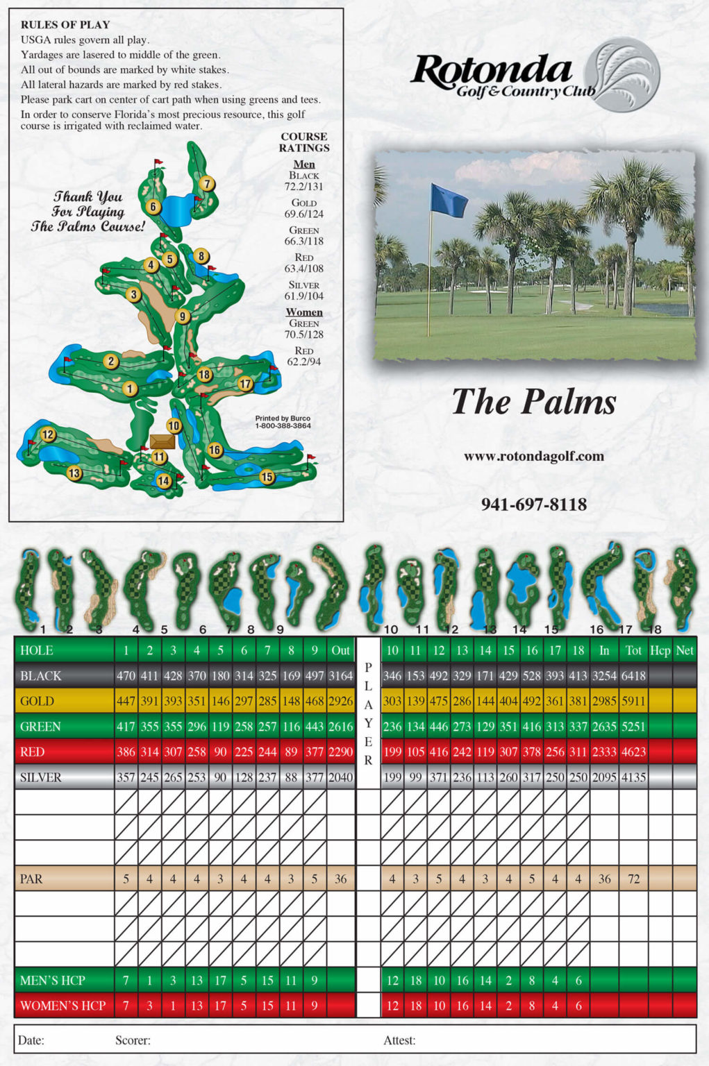 The Palms Golf Course Rotonda Golf and Country Club